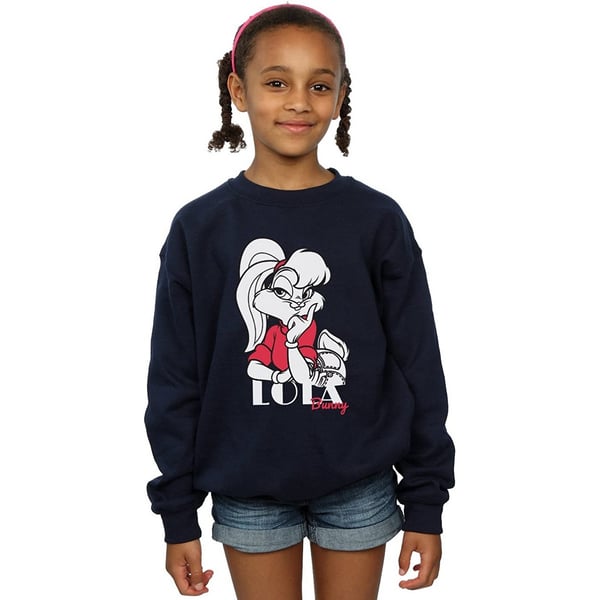 Looney Tunes Girls Classic Lola Bunny Cotton Sweatshirt