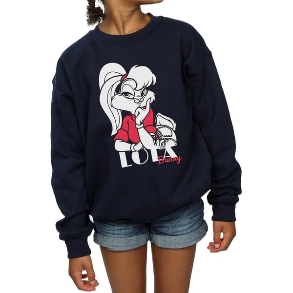 Looney Tunes Girls Classic Lola Bunny Cotton Sweatshirt