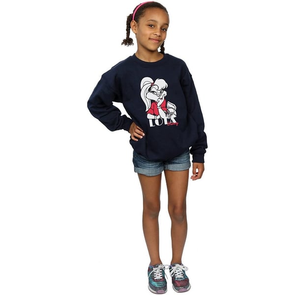 Looney Tunes Girls Classic Lola Bunny Cotton Sweatshirt