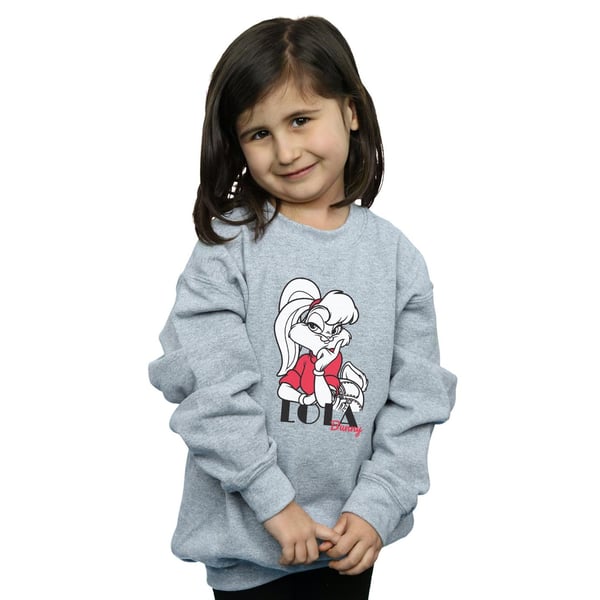 Looney Tunes Girls Classic Lola Bunny Cotton Sweatshirt