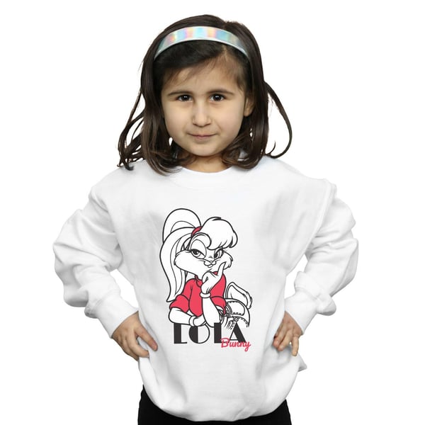 Looney Tunes Girls Classic Lola Bunny Cotton Sweatshirt