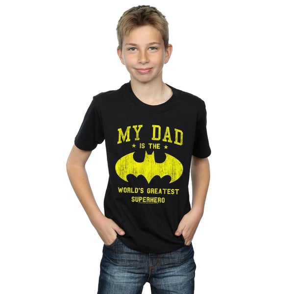 DC Comics Boys Batman My Dad Is A Superhero T-Shirt