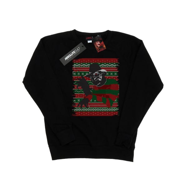 A Nightmare On Elm Street Womens/Ladies Christmas Fair Isle Sweatshirt