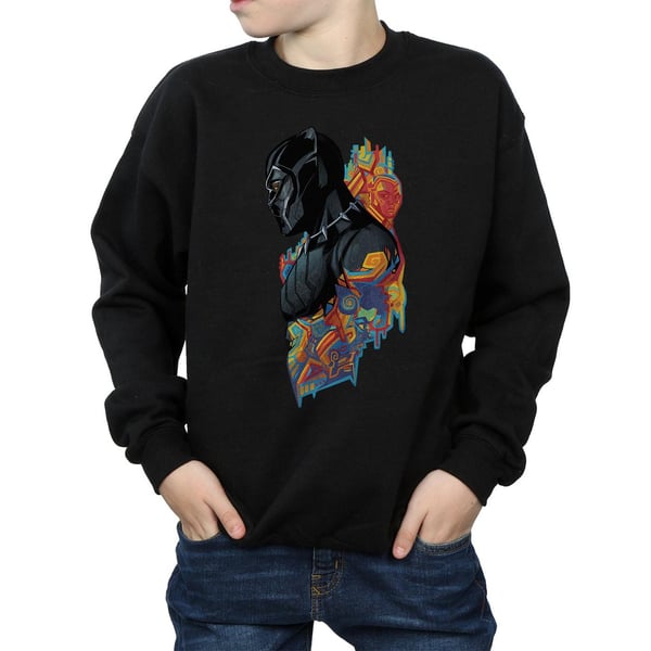 Marvel Boys Black Panther Profile Sweatshirt
