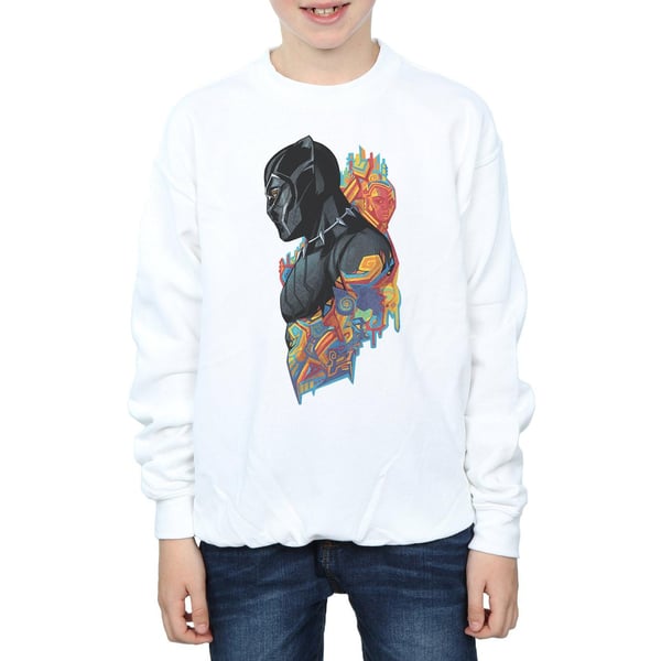 Marvel Boys Black Panther Profile Sweatshirt