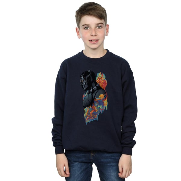 Marvel Boys Black Panther Profile Sweatshirt