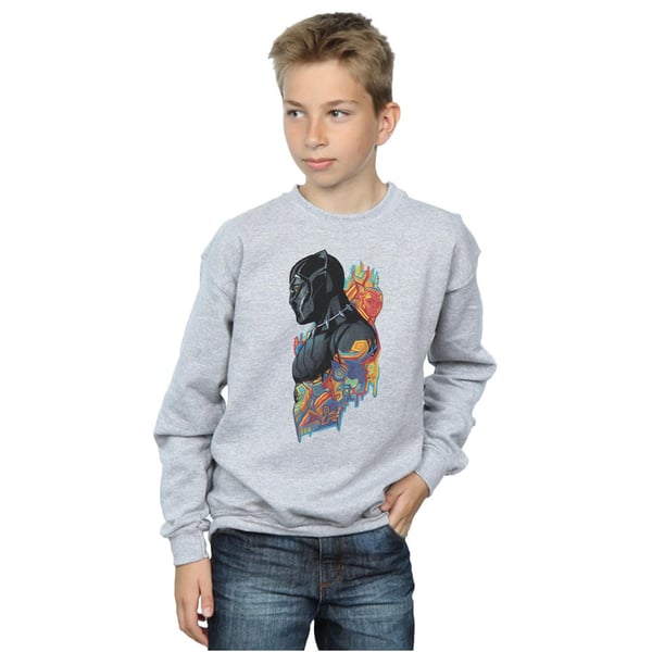 Marvel Boys Black Panther Profile Sweatshirt