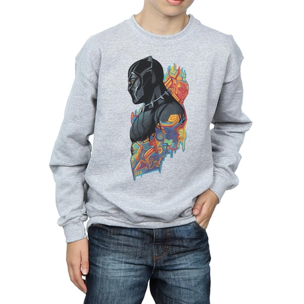 Marvel Boys Black Panther Profile Sweatshirt