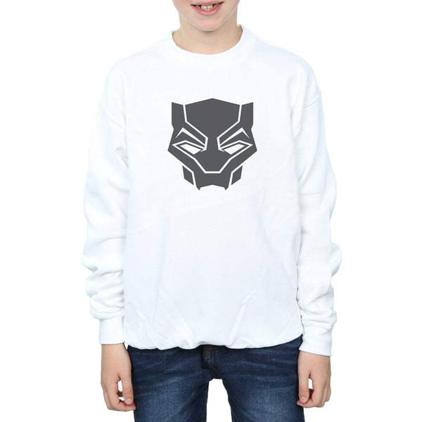 Marvel Boys Black Panther Black On Black Sweatshirt
