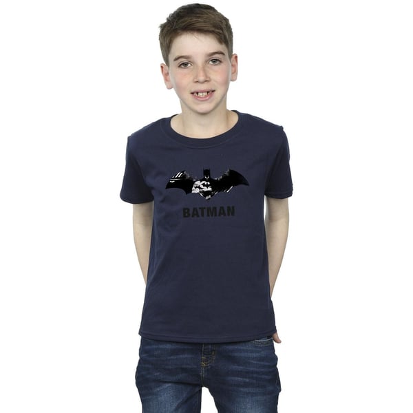 DC Comics Boys Batman Black Stare Logo T-Shirt