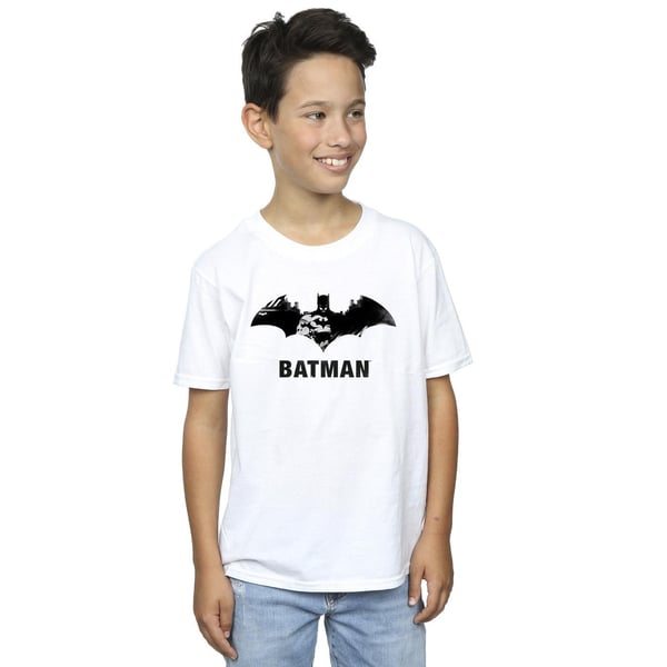 DC Comics Boys Batman Black Stare Logo T-Shirt