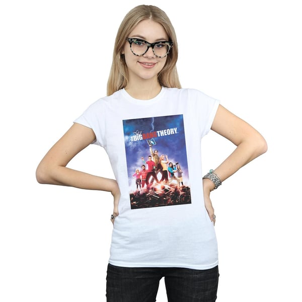 The Big Bang Theory Womens/Ladies Character Poster Cotton T-Shirt