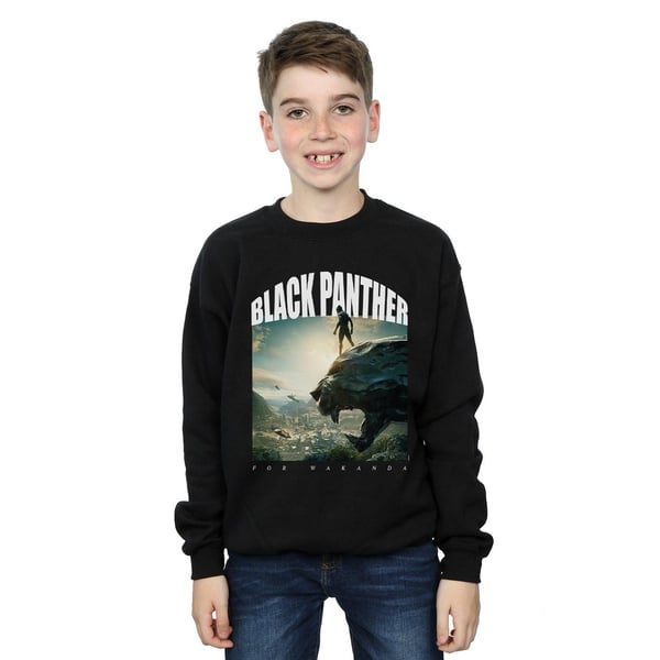 Marvel Boys Black Panther For Wakanda Sweatshirt