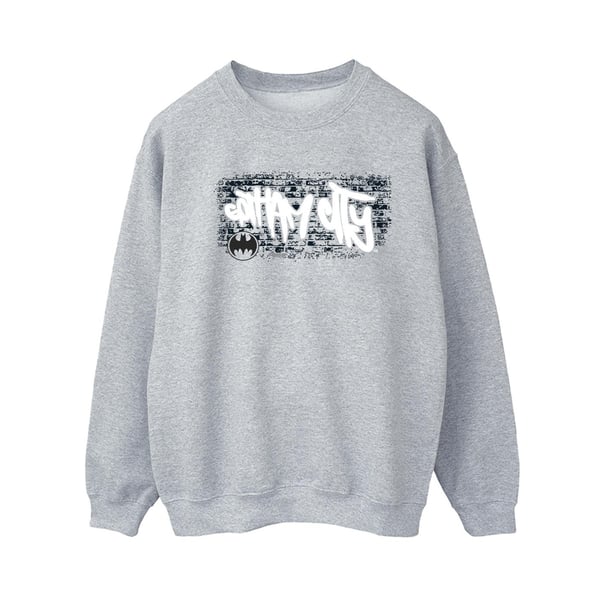 DC Comics Womens/Ladies Batman Gotham City Graffiti Sweatshirt