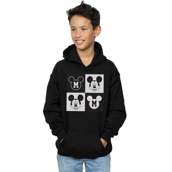Disney Boys Mickey Mouse Smiling Squares Hoodie