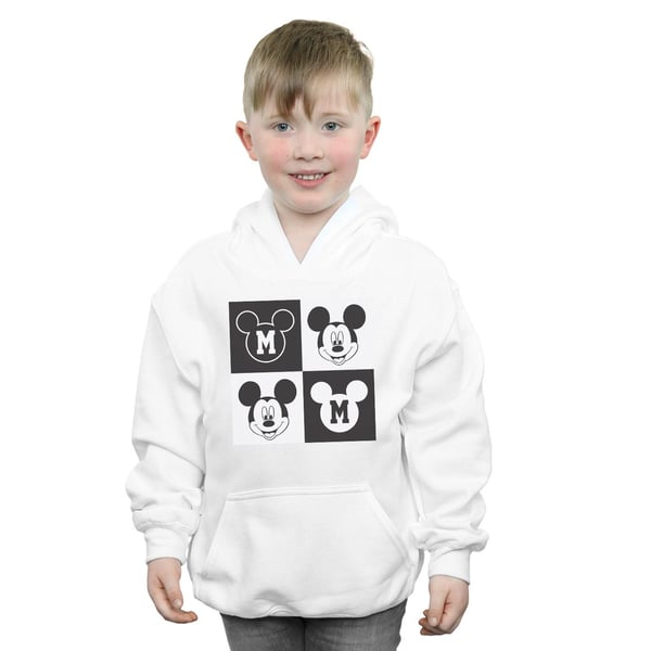 Disney Boys Mickey Mouse Smiling Squares Hoodie