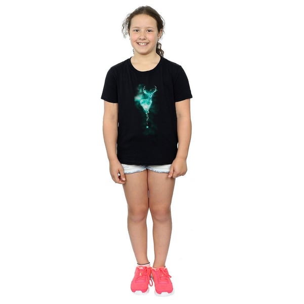 Harry Potter Girls Patronus Stag Cotton T-Shirt