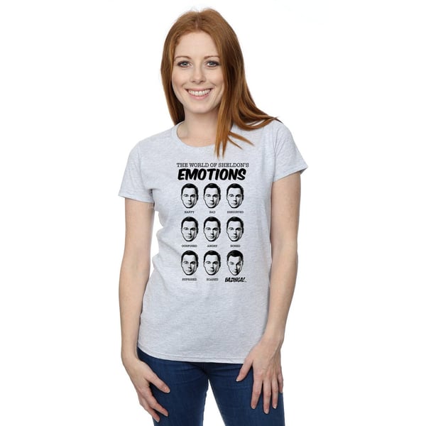The Big Bang Theory Womens/Ladies Sheldon Emotions Cotton T-Shirt
