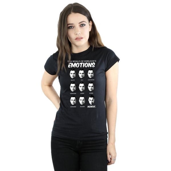 The Big Bang Theory Womens/Ladies Sheldon Emotions Cotton T-Shirt