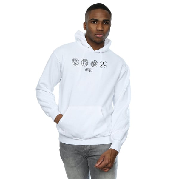 Fantastic Beasts Mens Circular Icons Hoodie
