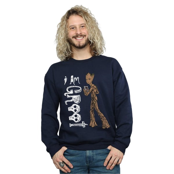 Marvel Mens Avengers Infinity War I Am Teenage Groot Sweatshirt