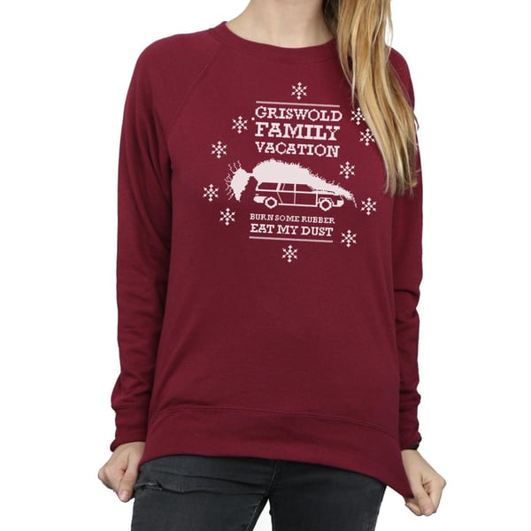 National Lampoon´s Christmas Vacation Womens/Ladies Eat My Dust Sweatshirt