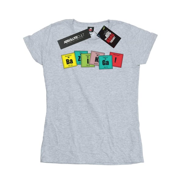 The Big Bang Theory naisten Bazinga Elements puuvillainen T-paita The Big Bang Theory naisten Bazinga Elements puuvillainen T-paita