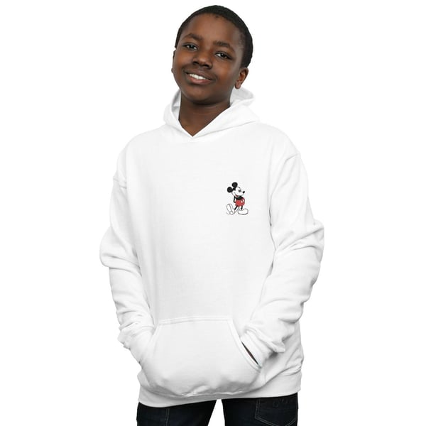Disney Boys Mickey Mouse Kickin Retro Chest Hoodie