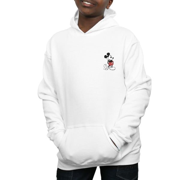 Disney Boys Mickey Mouse Kickin Retro Chest Hoodie