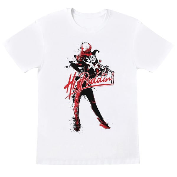 DC Comics Girls Harley Quinn Hi Puddin Cotton T-Shirt