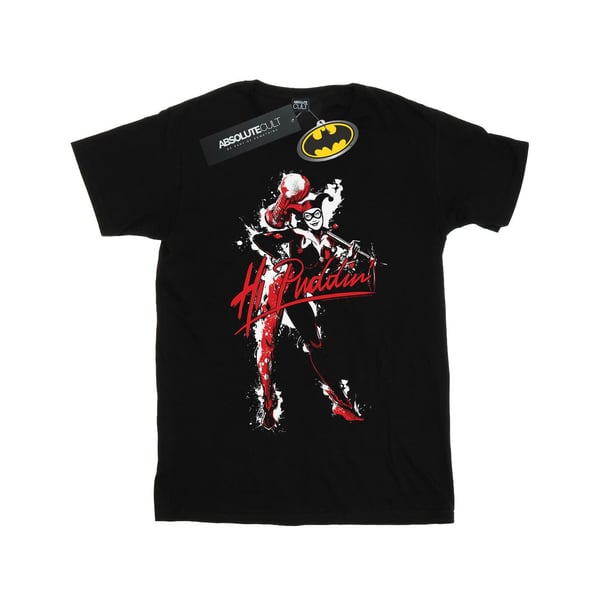 DC Comics Girls Harley Quinn Hi Puddin Cotton T-Shirt