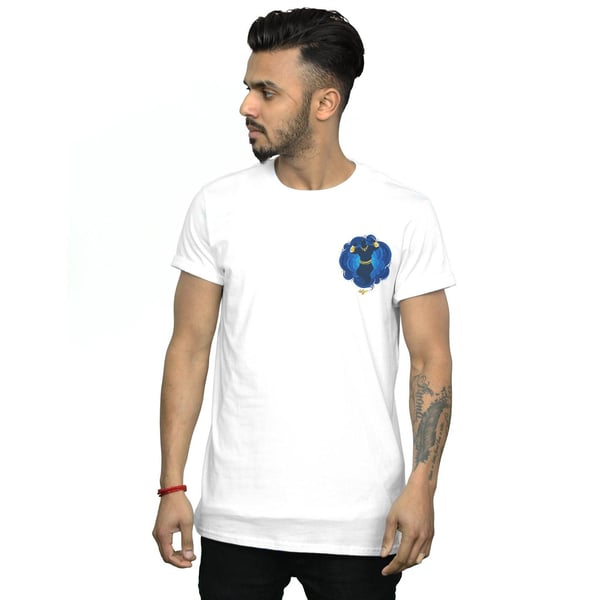 Disney Miesten Aladdin-elokuvan Henki-rintaprintti T-paita