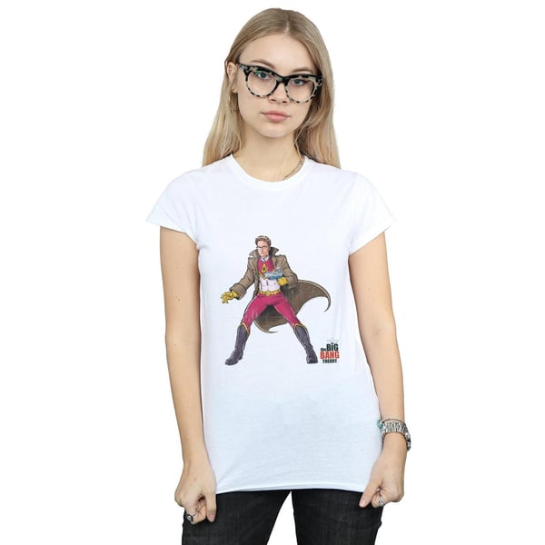 The Big Bang Theory Womens/Ladies Leonard Superhero Cotton T-Shirt
