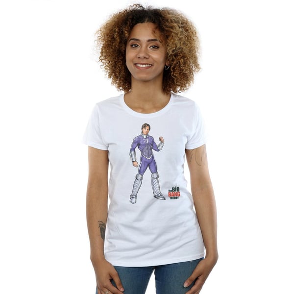 The Big Bang Theory Womens/Ladies Raj Superhero Cotton T-Shirt