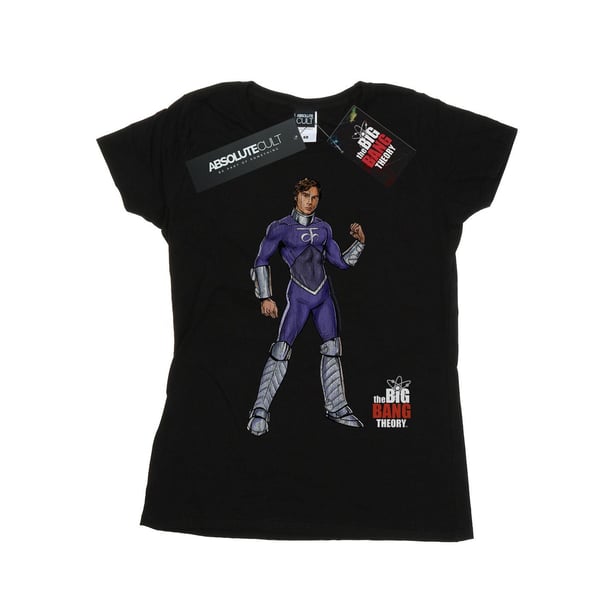 The Big Bang Theory naisten/naisten Raj Superhero puuvillainen T-paita The Big Bang Theory naisten/naisten Raj Superhero puuvillainen T-paita