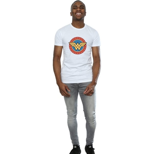 Wonder Woman T-shirt i bomuld med logo til mænd
