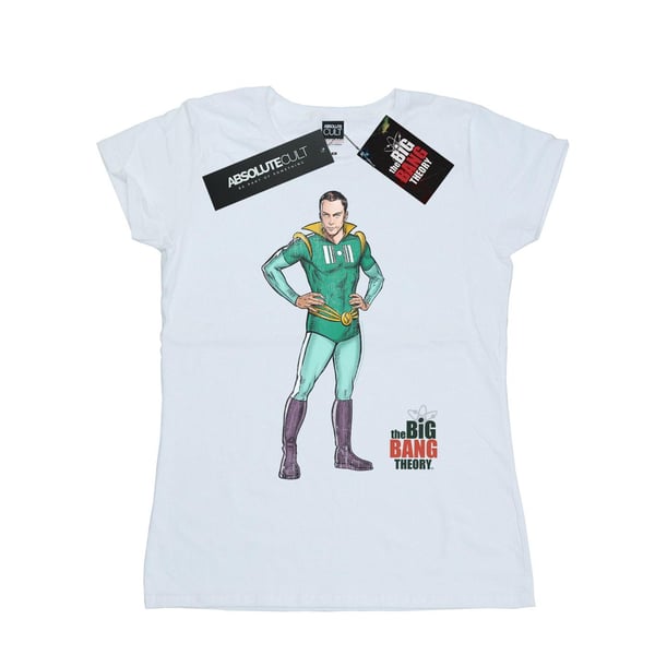 The Big Bang Theory Dam/Dam Sheldon Superhero T-shirt i bomull
