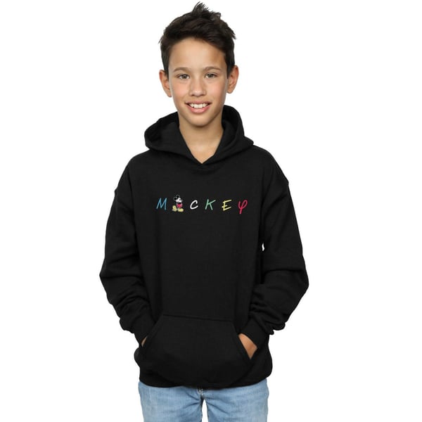 Disney Boys Mickey Mouse Wording Logo Hoodie