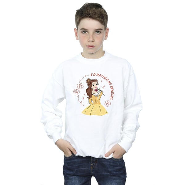 Disney Boys Beauty And The Beast I´d Rather Be Reading Sweatshirt