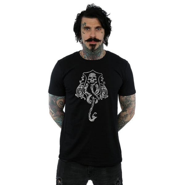 Harry Potter Mens Dark Mark Cotton Logo T-Shirt