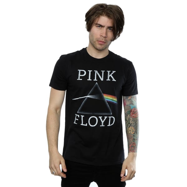 Pink Floyd Miesten Dark Side Of The Moon Prisma Puuvilla T-paita