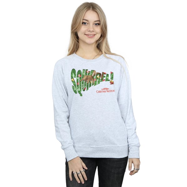 National Lampoon´s Christmas Vacation Womens/Ladies Squirrel Tree Sweatshirt