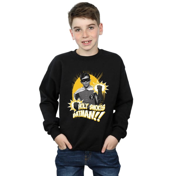 DC Comics Boys Batman TV Series Robin Holy Smokes Sweatshirt