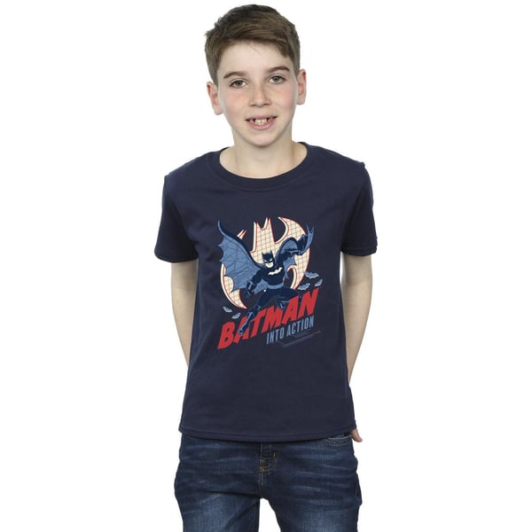DC Comics Boys Batman Into Action T-Shirt