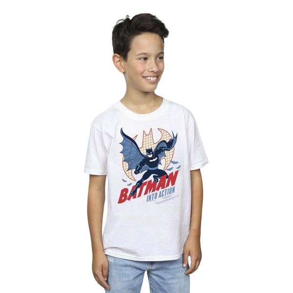 DC Comics Boys Batman Into Action T-Shirt