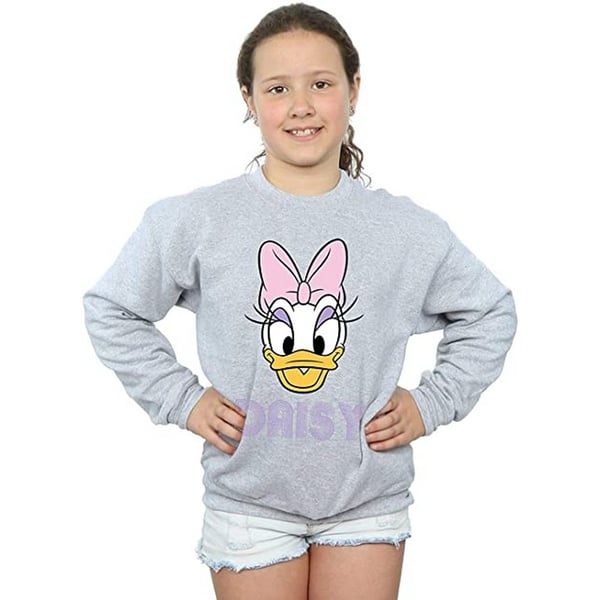 Disney Girls Daisy Duck Face Sweatshirt