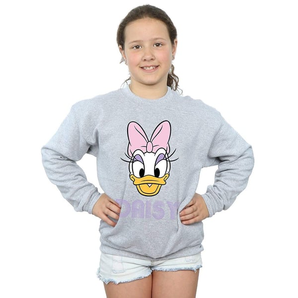Disney Girls Daisy Duck Face Sweatshirt