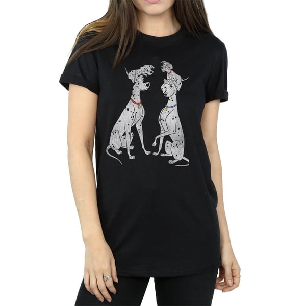 101 Dalmatians Womens/Ladies Pongo And Perdita Cotton Boyfriend T-Shirt