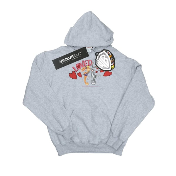 Looney Tunes Womens/Ladies Bugs Bunny And Lola Valentine´s Day Loved Up Hoodie
