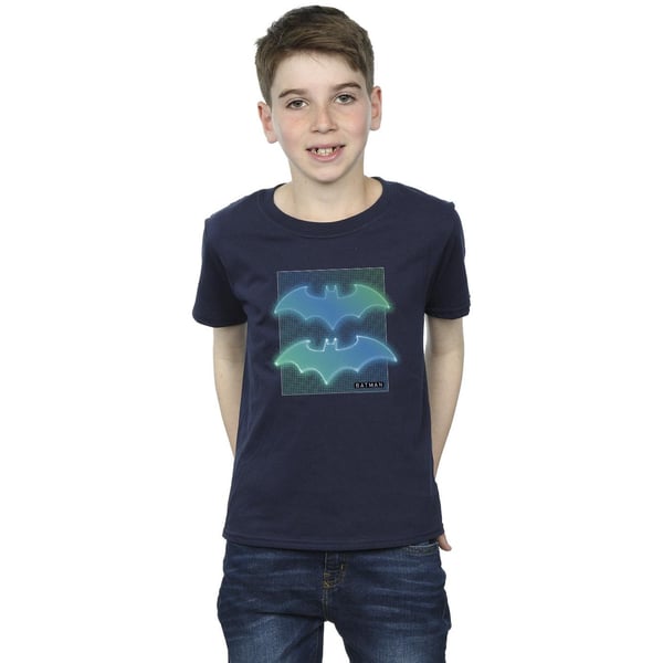 DC Comics Boys Batman Grid Gradient T-Shirt